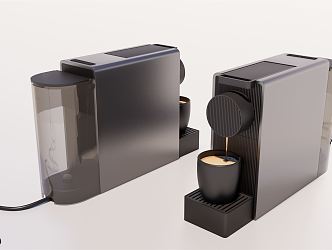 Modern coffee machine 3d model