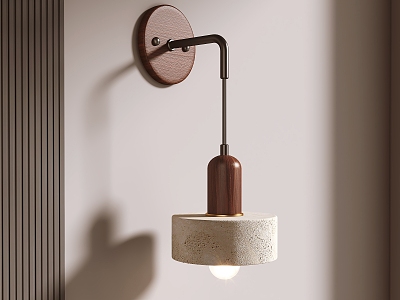 Quiet wind wall lamp model