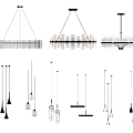 Modern chandelier decorative lamp art lamp 3d model