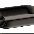 Beige Multi Seat Sofa With Modern Rounded Design And Soft Fabric Upholstery For Living Room