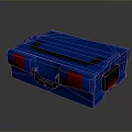 Tool Box Iron Box Multi-layer Tool Box Iron Box Iron Trunk Box Box Box Luggage Leather Box 3d model