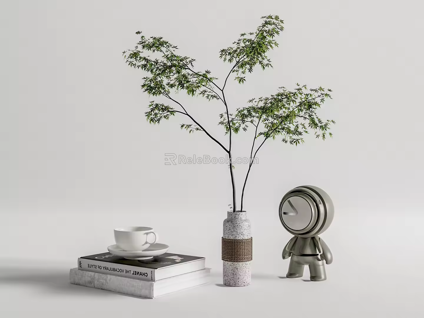 Modern Ornaments Combination Vase Ornaments 3d model