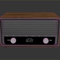 Radio Portable Radio Desk Radio Full Band Radio AC Radio 3d model