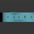 Blue Flexible Tape Measure with Clear Measurement Markings for Daily Household Use