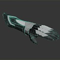 Metal Gloves Long Gloves Armored Iron Gloves 3d model