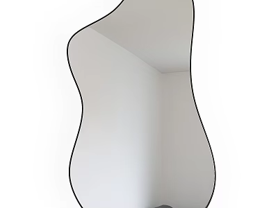 Unique Irregular Shaped Modern Mirror For Interior Wall Decorative Design 3d model