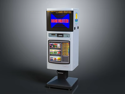 Self Service Sports Ticket Kiosk With Touch Screen Display And Computer Control System 3d model