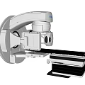Advanced Medical Device For Diagnostic Imaging With Scanning Table And Circular Detector 3d model