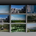 Urban And Natural Landscapes Featuring City Buildings Green Parks And Lake View