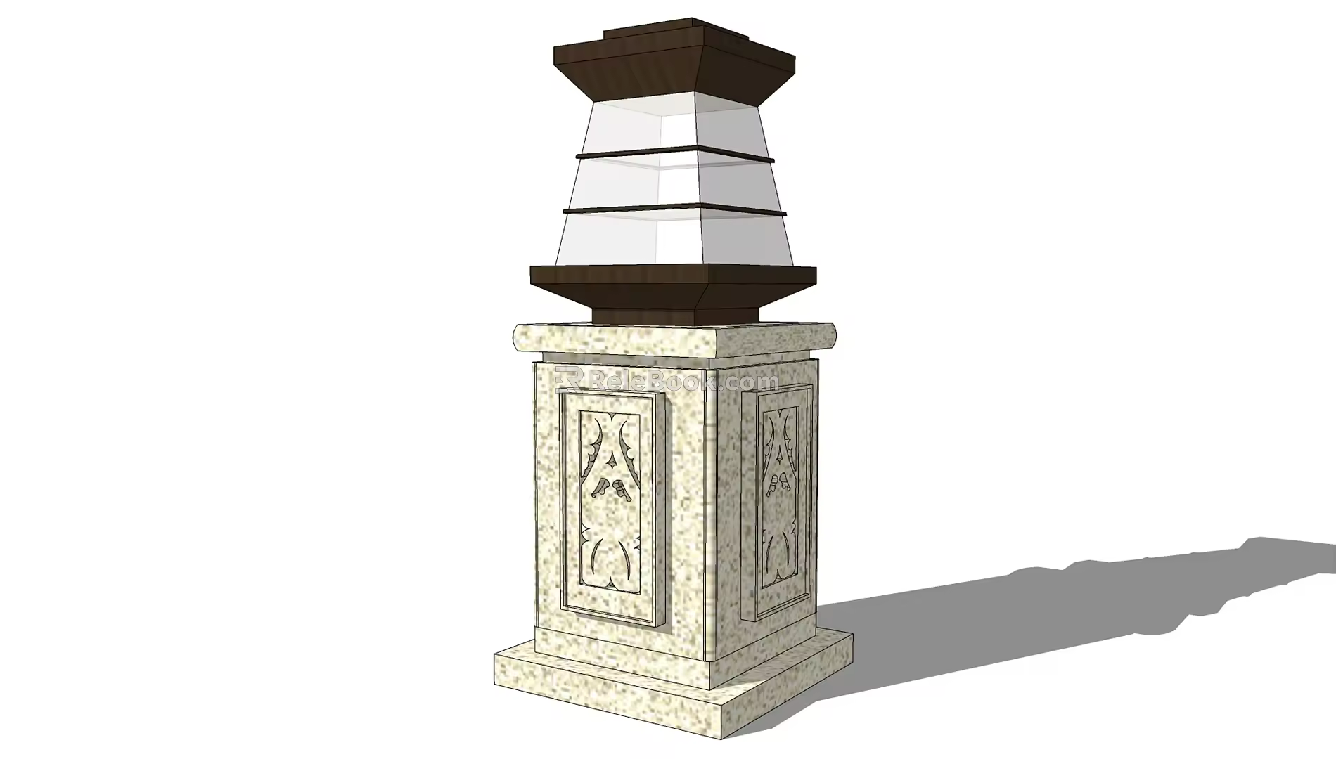 Modern landscape lamp low lamp lantern floor lamp lawn lamp garden lamp 3d model