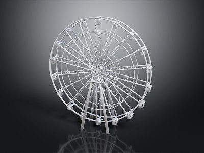 Modern Ferris Wheel Cartoon Ferris Wheel Cartoon Ferris Wheel 3d model