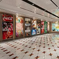modern elevator hall 3d model