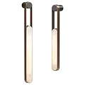 Modern Wall Sconces With Long Strip Design Metal Frame Soft Light For Home Interior Decoration