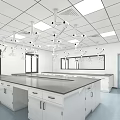 Modern Laboratory 3d model