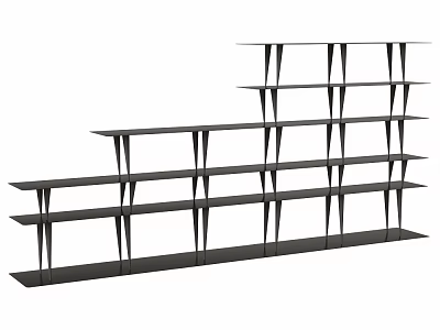 Stylish Modern Black Double Sofa With Metal Legs And Comfortable Seats 3d model