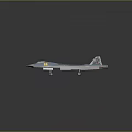 Modern Military Fighter Jet With Camouflage Paint Red Star Emblem And Number 66