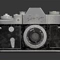 Vintage Seagull Camera With Classic Metal Body And Retro Lens Design