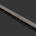 High-speed rail 3d model