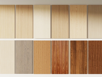 Wood veneer siding 3d model