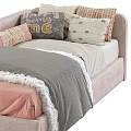 Cozy Bedroom Interiors With Colorful Pillows Soft Blankets And Comfortable Beds