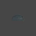 Game Movie Character Wooden Boat Prop With Blue Hull And Interior Seats