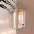 Modern Stylish Wall Lamp Design With Geometric Arch Details And Soft Warm Light