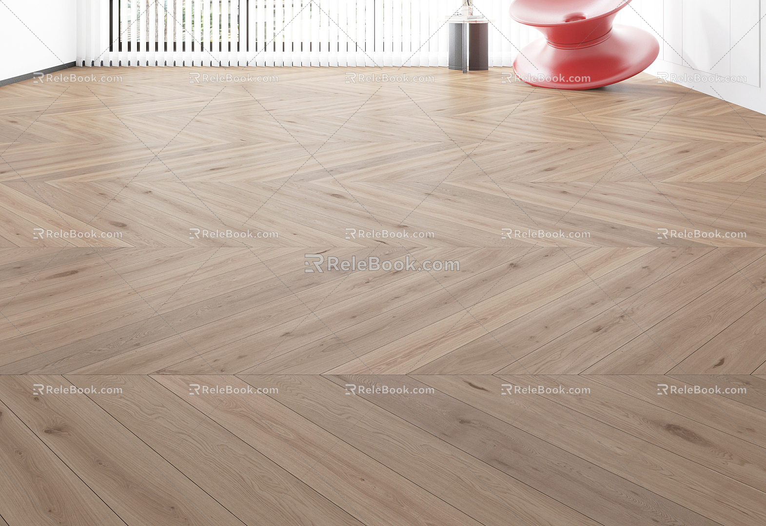 Modern Wood Flooring 3d model