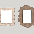 Ocean Wave Mirror Sea Pattern Mirror 3d model