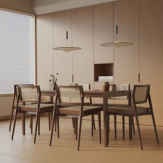 Modern table combination 3d model