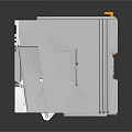 Emerson D20 Industrial Computer Control Module With Orange Buttons And Interface Ports
