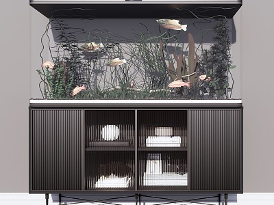 Light Luxury Fish Tank model