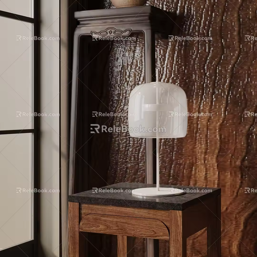 Modern table lamp 3d model