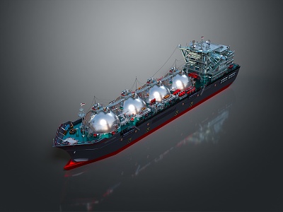 Modern engineering ship, digging ship, gold mining ship model