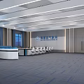 Modern Control Room Control Room 3d model