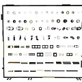 Modern Track Spotlights Embedded Magnetic Lights Linear Lights Steering Spotlights Downlight Bucket Lights Grid Duct Lights 3d model