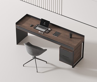 modern desk chair 3d model