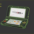 Modern game console home game console Nintendo game console vintage game console 3d model