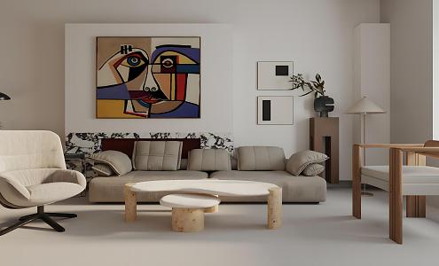 Living room 3d model