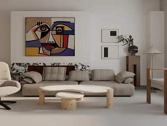 Living room 3d model