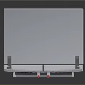 Sleek Stainless Steel Double Door Refrigerator With Bottom Freezer Drawer And Ice Maker