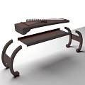 Traditional Chinese Guzheng Musical Instrument With Wooden Body And Metal Strings