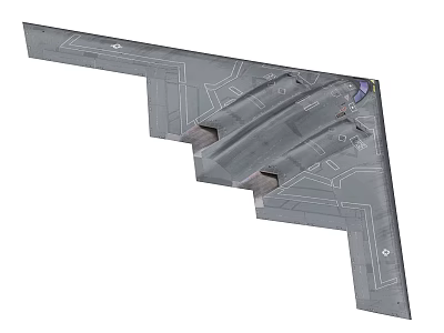 Modern Stealth Fighter Jet With Advanced Aerodynamic Body And Gray Wings 3d model