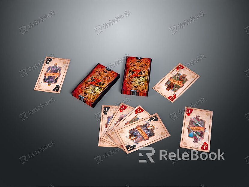 Poker Playing Cards Entertainment Supplies model