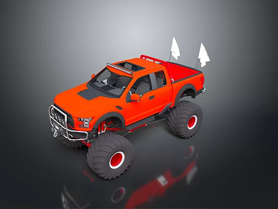Hummer Pickup SUV Jeep 4WD SUV Military Jeep Hummer 3d model