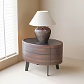 Bedside table lamp 3d model
