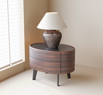 Bedside table lamp 3d model