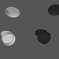 Modern Recessed Downlights And Spotlights White And Black Ceiling Mounted Bright Lighting Fixtures