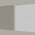 Two Different Colored Window Blinds Gray and White Wall Mounted for Home Interior