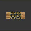 Wooden Bookshelf With Multiple Shelves Holding Books And Decorative Top Fabric