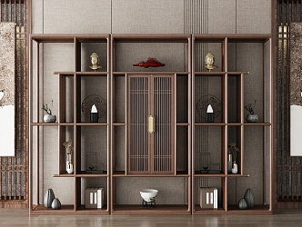 New Chinese Antique Rack 3d model